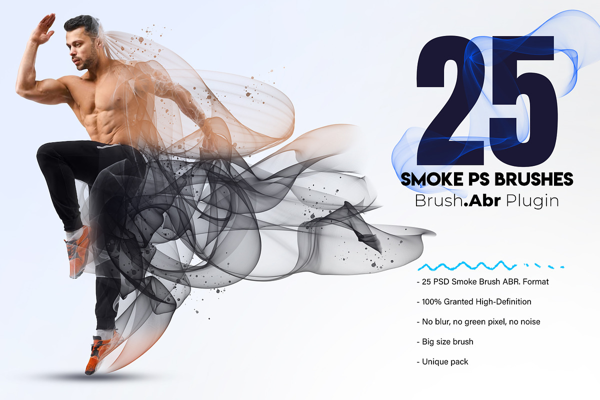25 Smoke Photoshop Abr Brushes Set, a Brush Add-On by zahidhossainalif (Photo 1 of 20)