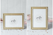 Gold frame  2 mockups featuring stock photography, styled stock photography, an Arts & Entertainment Photo by Smitten Photo & Design (Thumbnail 2 of 4)