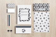 Football. Sketch, patterns and frame, an Object Illustration by Canatic (Thumbnail 8 of 9)