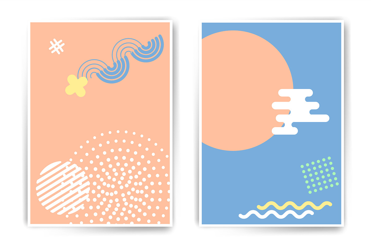 Poster Bundle, Minimalistic style, a Decorative Illustration by OKart.studio (Photo 3 of 5)