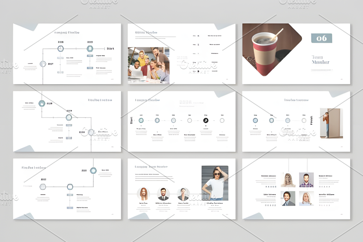 Minimalist Business Plan Presentatio, a Presentation Template by Design Station (Photo 8 of 9)