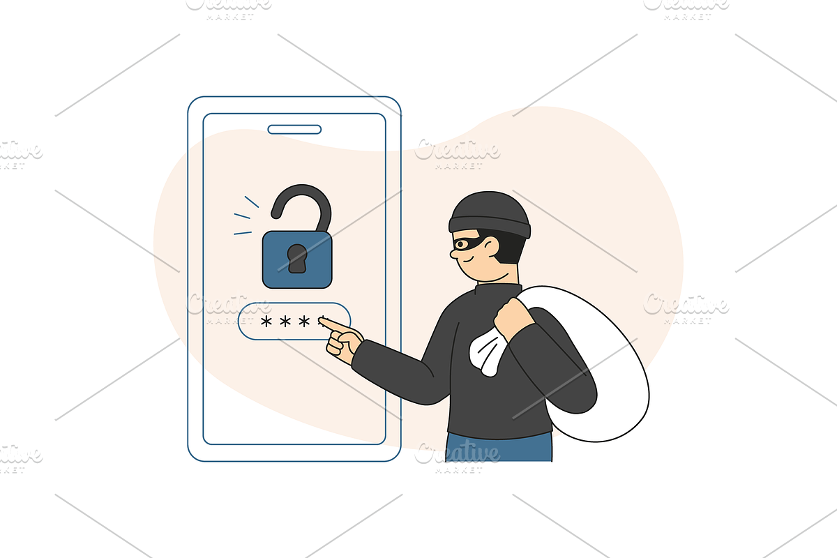 Cyber Crime Illustration, an Object Graphic by Jump Studio (Photo 8 of 12)