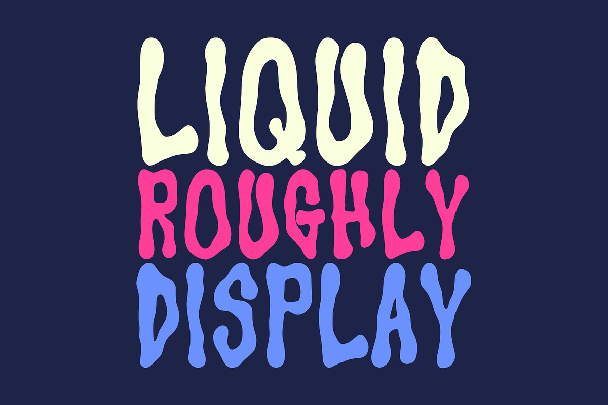 Acidzz Liquid Display Cute Font, a Handwritten Font by Maulana Creative (Photo 2 of 7)