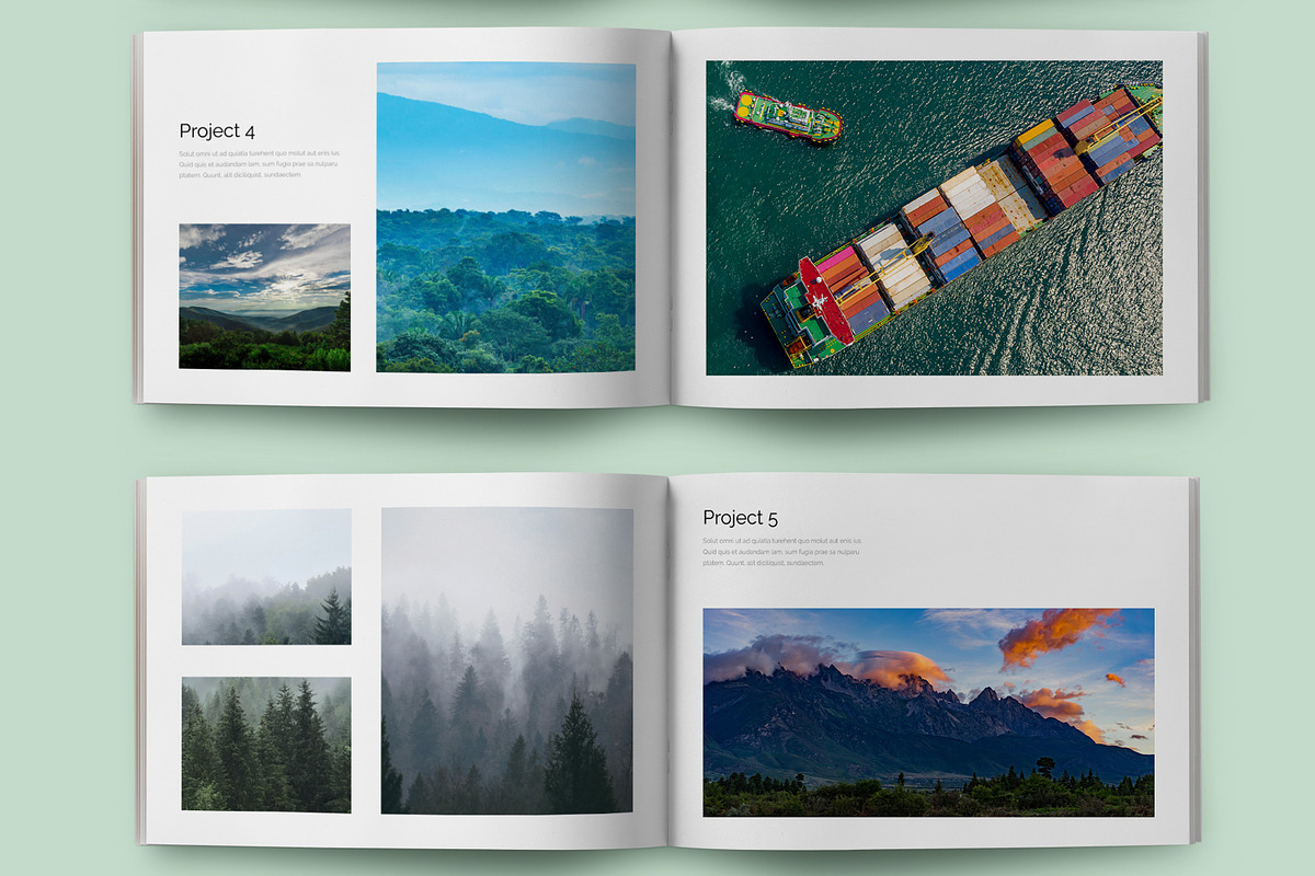 Nature Portfolio Design Template, a Brochure Template by MightyDesign (Photo 5 of 8)
