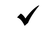 Simple and bold checkmark silhouette, an Illustration by Amazin_art (Thumbnail 22 of 26)