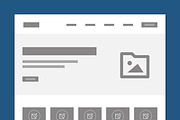 Wireframe for Ecommerce Website, a Wireframe Template by MightyDesign (Thumbnail 2 of 9)
