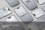 iPhone 17 Pro Mockup, an iPhone Mockup by Toasin Studio (Thumbnail 7 of 7)