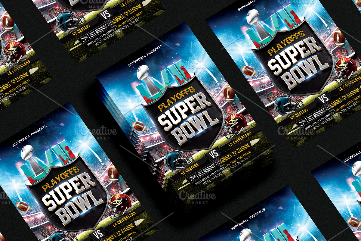 American Football Flyer, a Flyer Template by Basez Flyers (Photo 2 of 3)