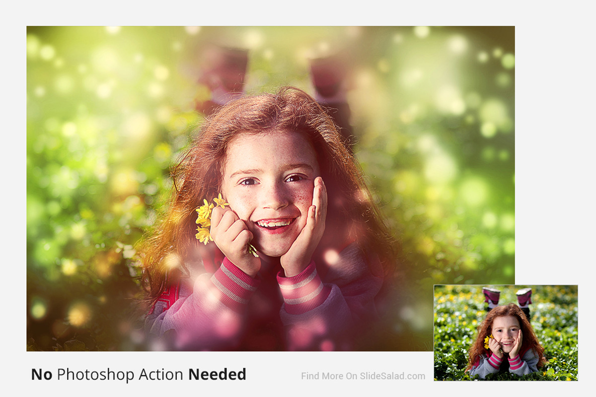 Soft Focus Photoshop Mockups, an Action Add-On by SlideSalad