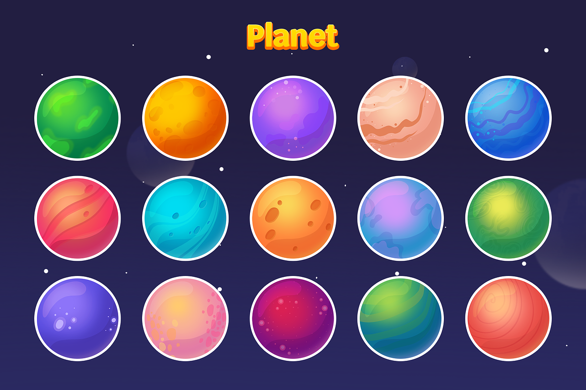 Space Word, Game UI, Mobile Casual, an Object Graphic by KartInnka (Photo 19 of 19)
