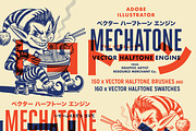 Mechatone Halftone Vector Engine, a Brush Add-On by G.A.R.M. Company (Thumbnail 2 of 7)