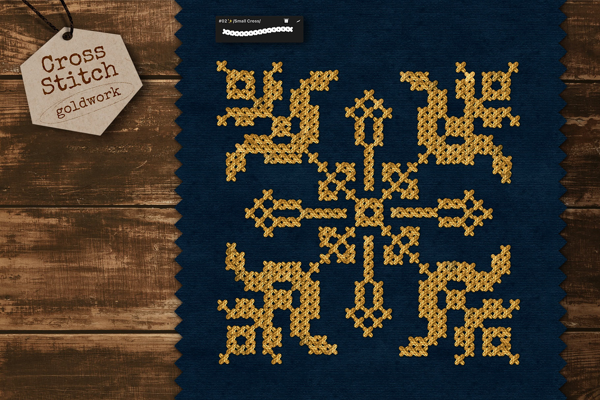 Embroidery Art Brushes For Procreate, a Brush Add-On by bokettori (Photo 15 of 42)