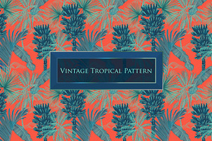 Tropical vintage pattern