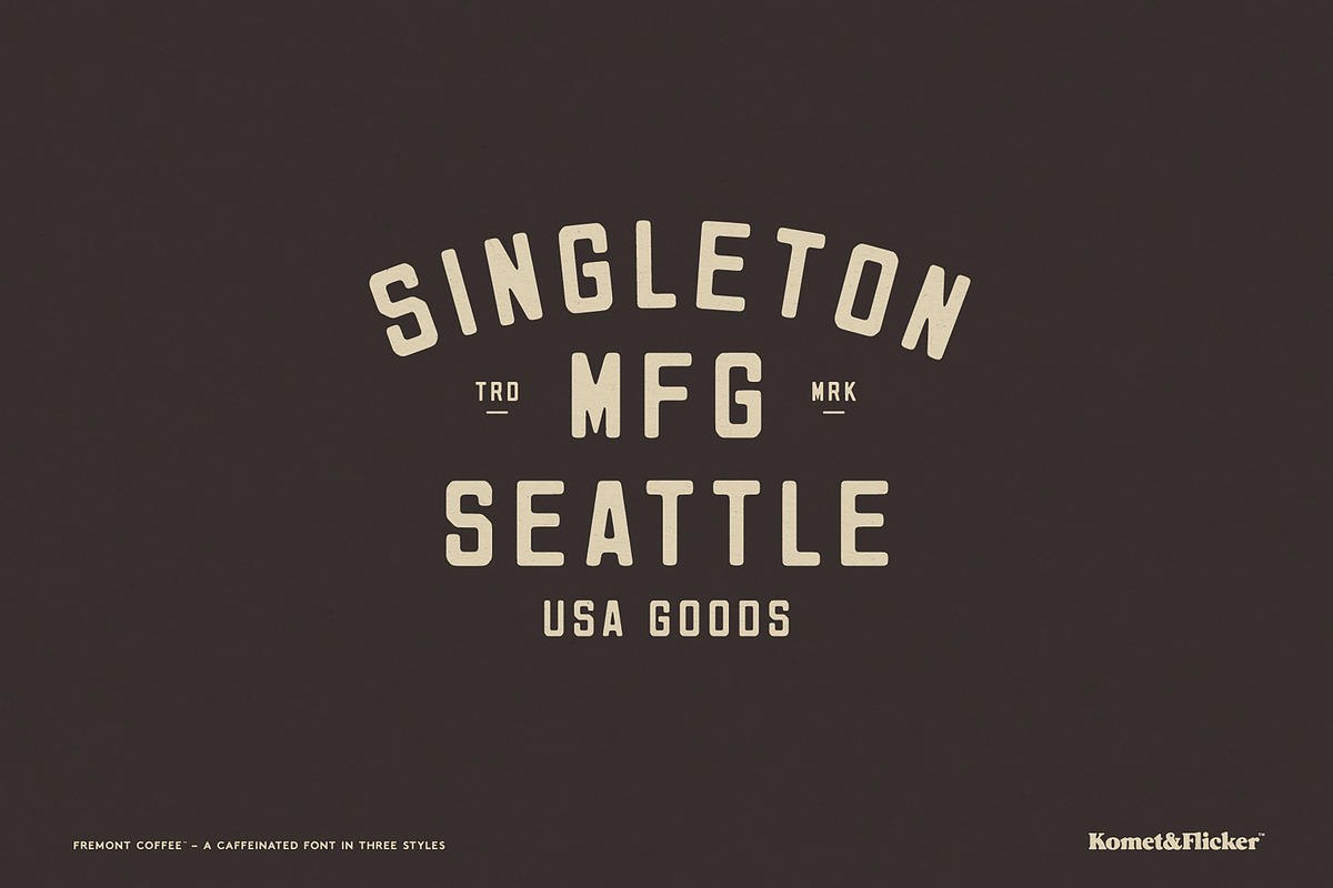 Fremont Coffee - A Caffeinated Font, a Sans Serif Font by Komet & Flicker (Photo 13 of 14)
