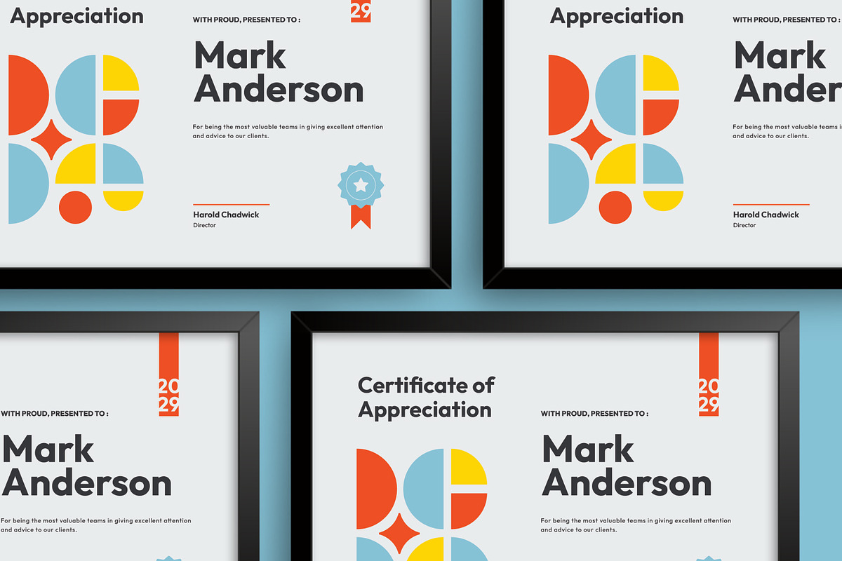 Appreciation - Certificate, a Brochure Template by Izdihaar_Studio (Photo 2 of 3)