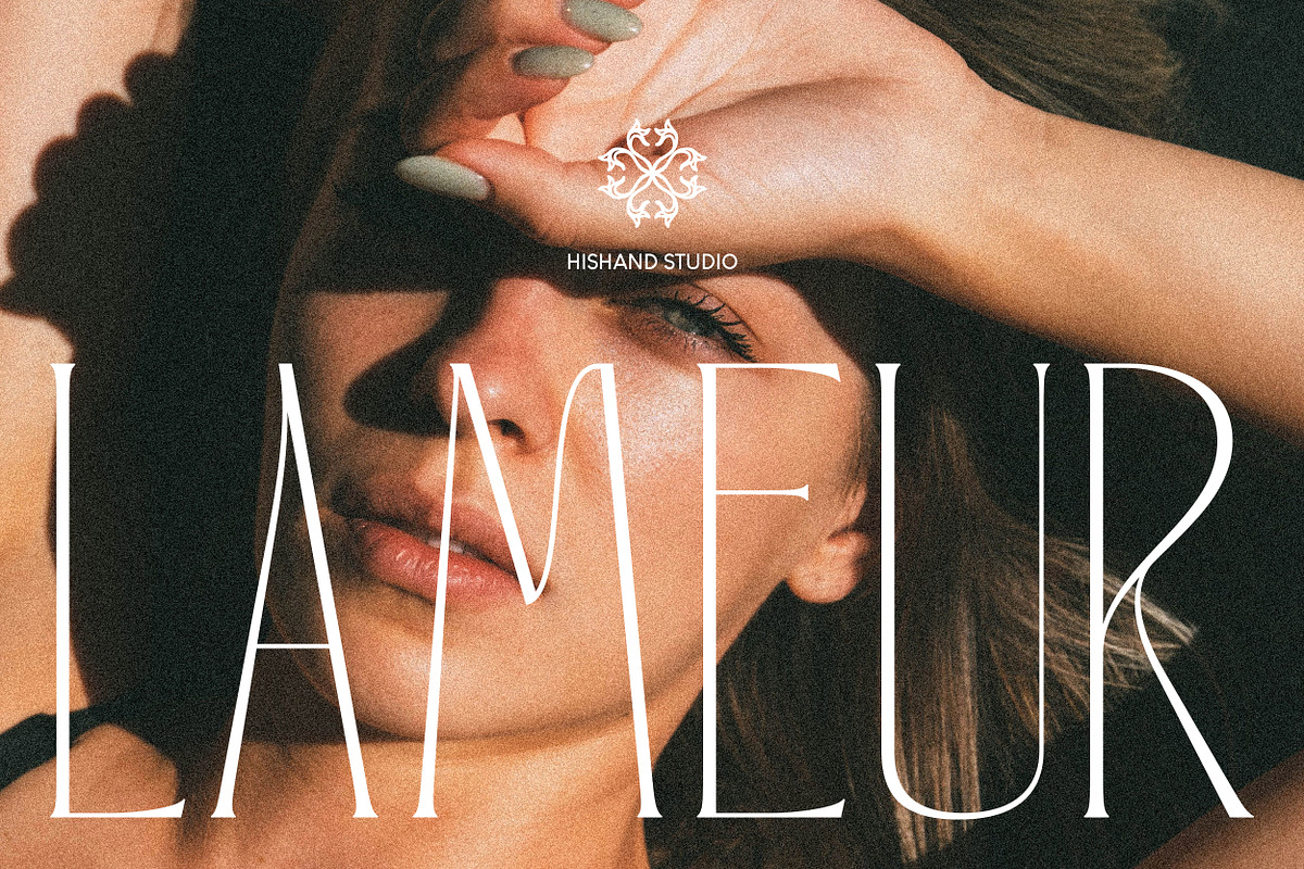 Lameur Thin Serif Display Font, a Serif Font by Hishand Studio (Photo 1 of 10)
