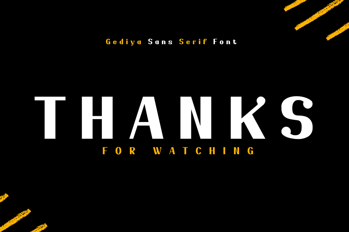 Gediya, a Sans Serif Font by twinstd (Photo 13 of 13)