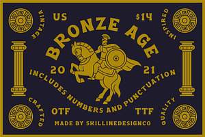 Bronze Age - Display Font