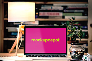 4K Macbook Pro v2 PSD mockup