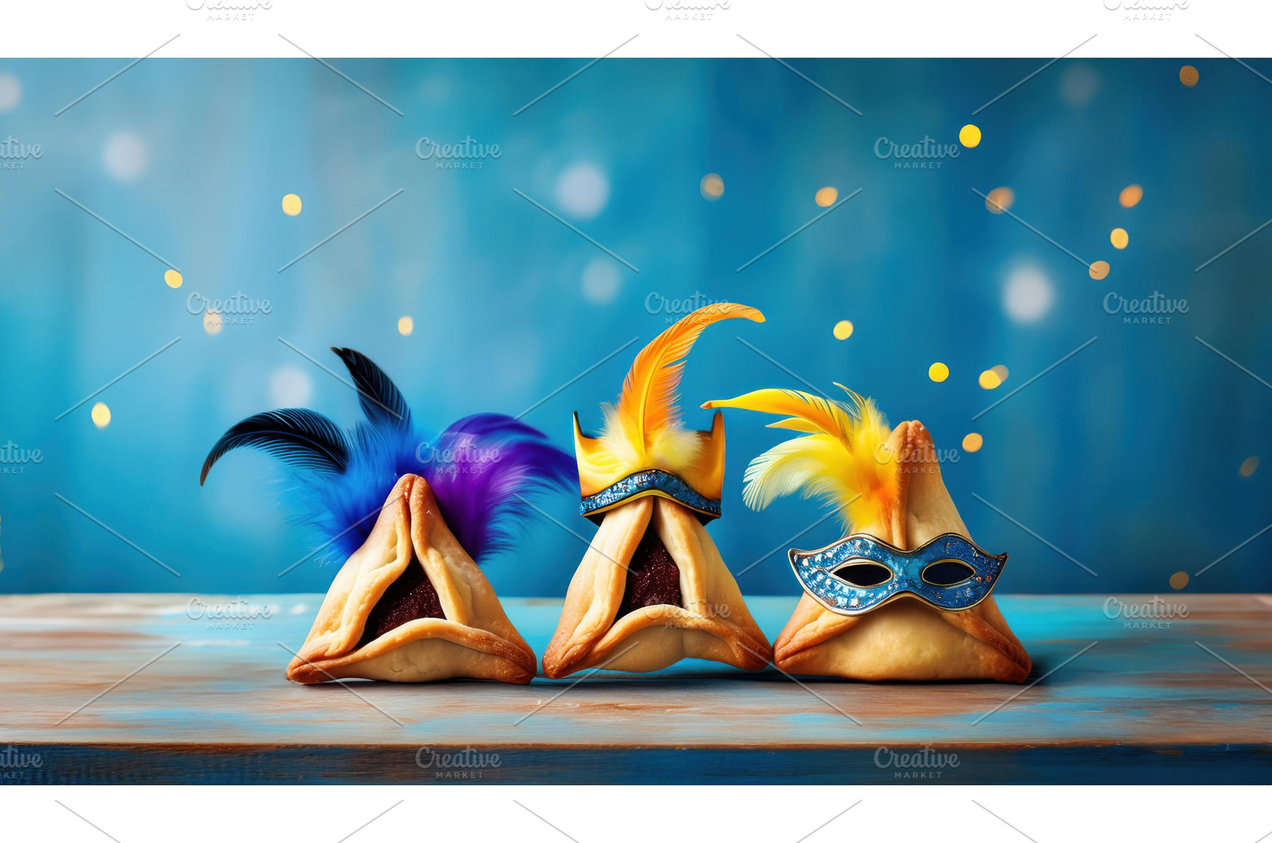 Traditional pastries adorned with, a Holiday Photo by Igor Tichonow