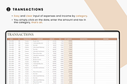 Bookkeeping Spreadsheet Template, a Templates & Theme by MondaySpark (Thumbnail 4 of 8)