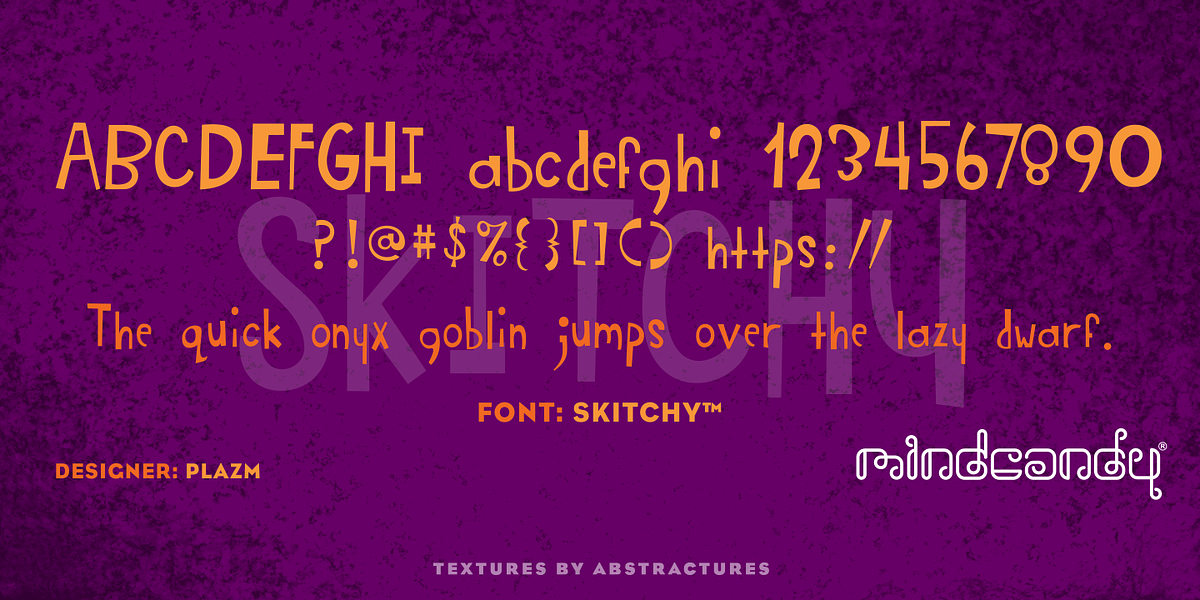 Skitchy™, a Handwritten Font by MINDCANDY
