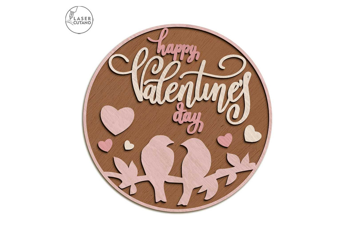 Valentine's Day SET Wall Decoration, a Templates & Theme by LaserCutano (Photo 6 of 10)