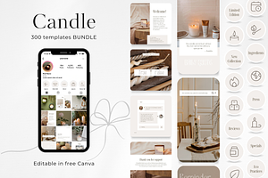 300 Candle Social Media BUNDLE