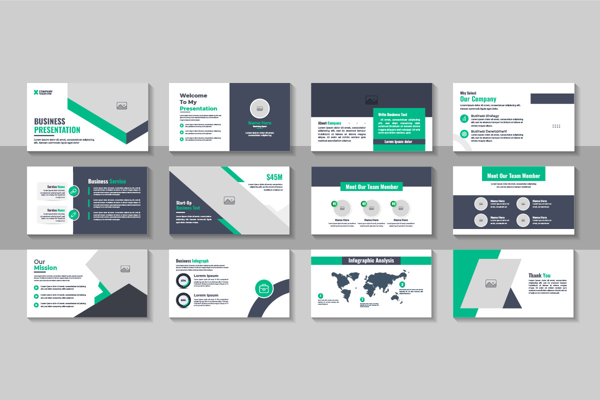 PowerPoint Presentation Template, a Presentation Template by Pavel_design