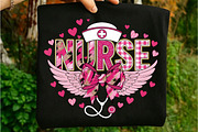 Valentine coquette Nurse Png, an Illustration by Libby Wishes (Thumbnail 1 of 8)