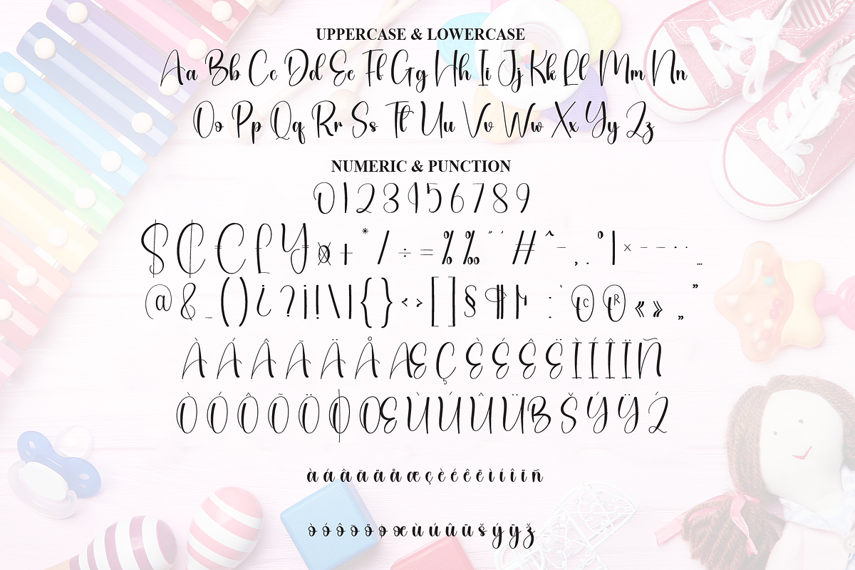 Babyshow | Script Font, a Handwritten Font by Scratchones (Photo 7 of 8)