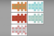 5 Ornamental Gift Сandy-Boxes - PDF, a Print Template by Kseniya-Omega (Thumbnail 6 of 6)