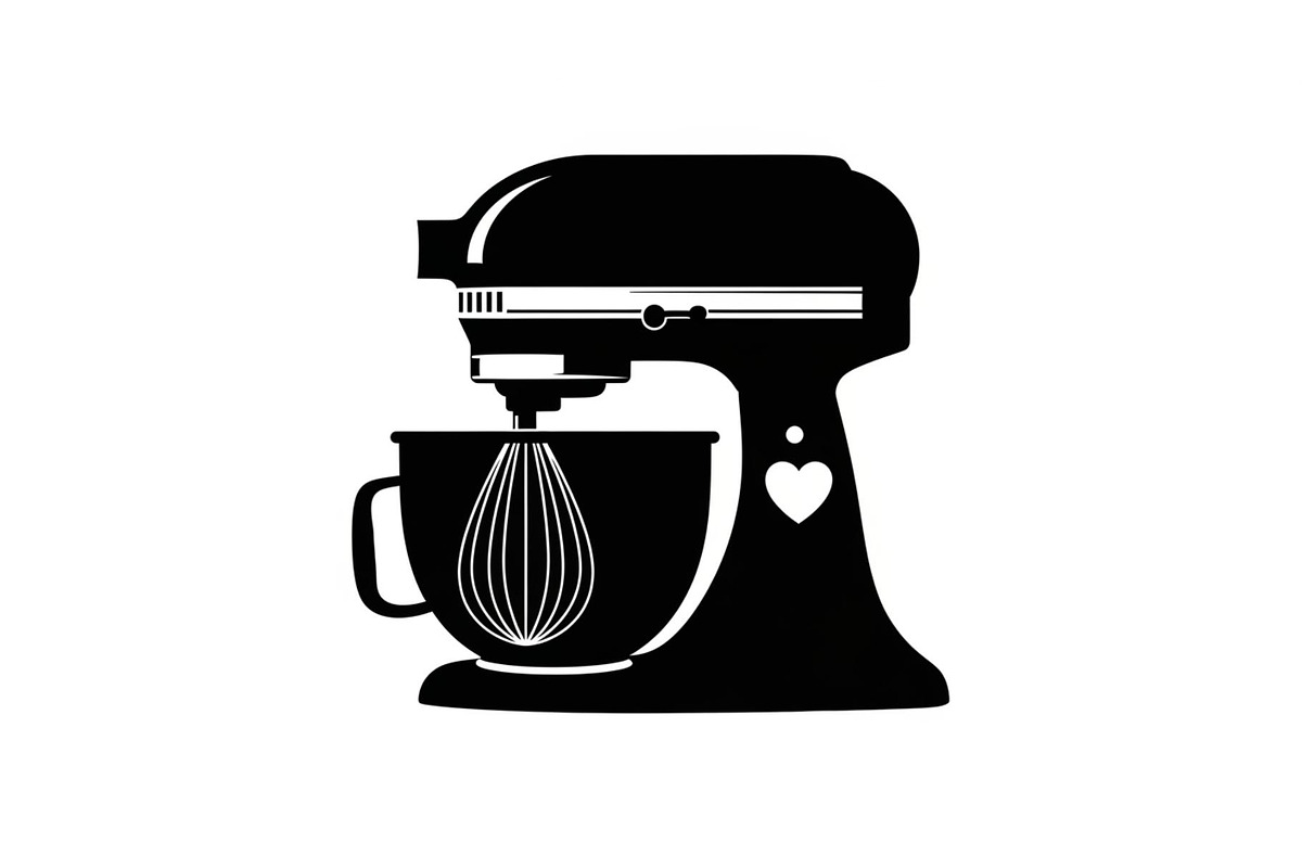 Kitchen Stand Mixer Silhouette Bundl, an Illustration by Gaye Art (Photo 29 of 31)