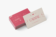 Calmae Pilates Studio Business Card, a Business Card Template by VUNIRA (Thumbnail 2 of 3)