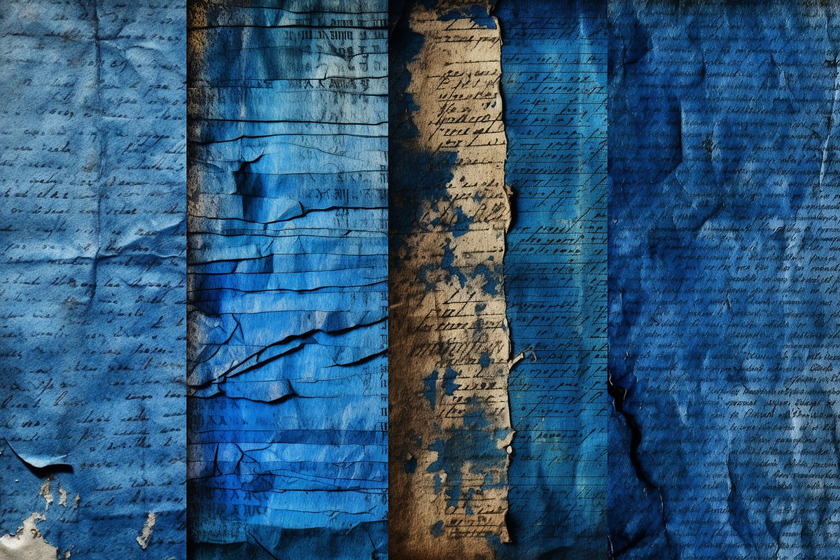 Distressed Writing Digital Papers, a Background Graphic by BonaDesigns (Photo 3 of 4)