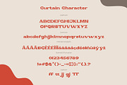 CURTAIN - Display Font, a Sans Serif Font by Olexstudio (Thumbnail 7 of 8)