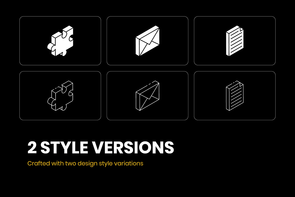 2000+ Isometric Icons Set, an Outline Icon by Brickclay (Photo 5 of 37)