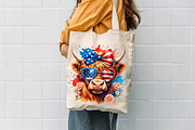 Western America Highland Cow png, an Illustration by Designworld (Thumbnail 4 of 5)