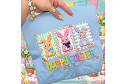 Faux Yarn Happy Easter Png, an Illustration by Designking (Thumbnail 6 of 6)