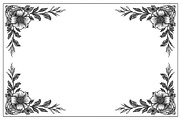 Ornate Floral Vector Frames, an Illustration by musafir_fashion (Thumbnail 9 of 9)