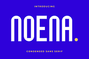 Noena Condensed Sans Font, a Sans Serif Font by Artiveko (Thumbnail 1 of 7)