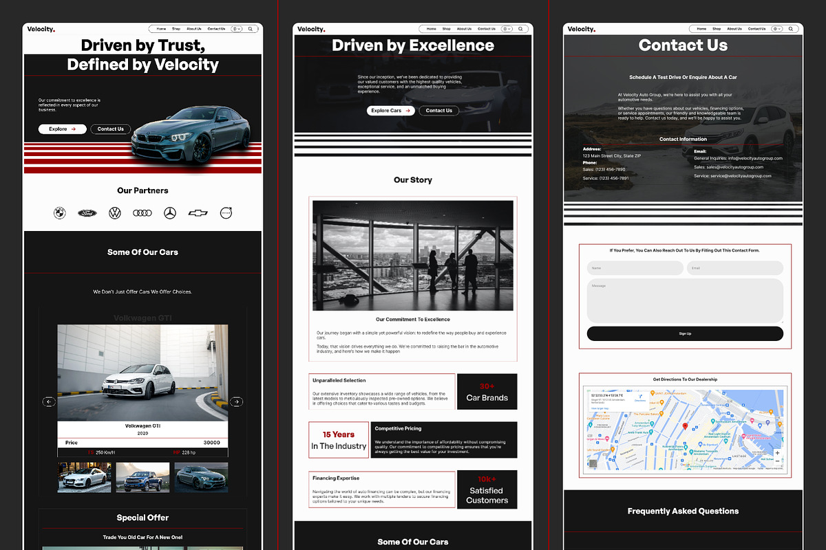 Velocity - Framer Ecommerce Template, a Landing Page Template by THdesign (Photo 2 of 4)