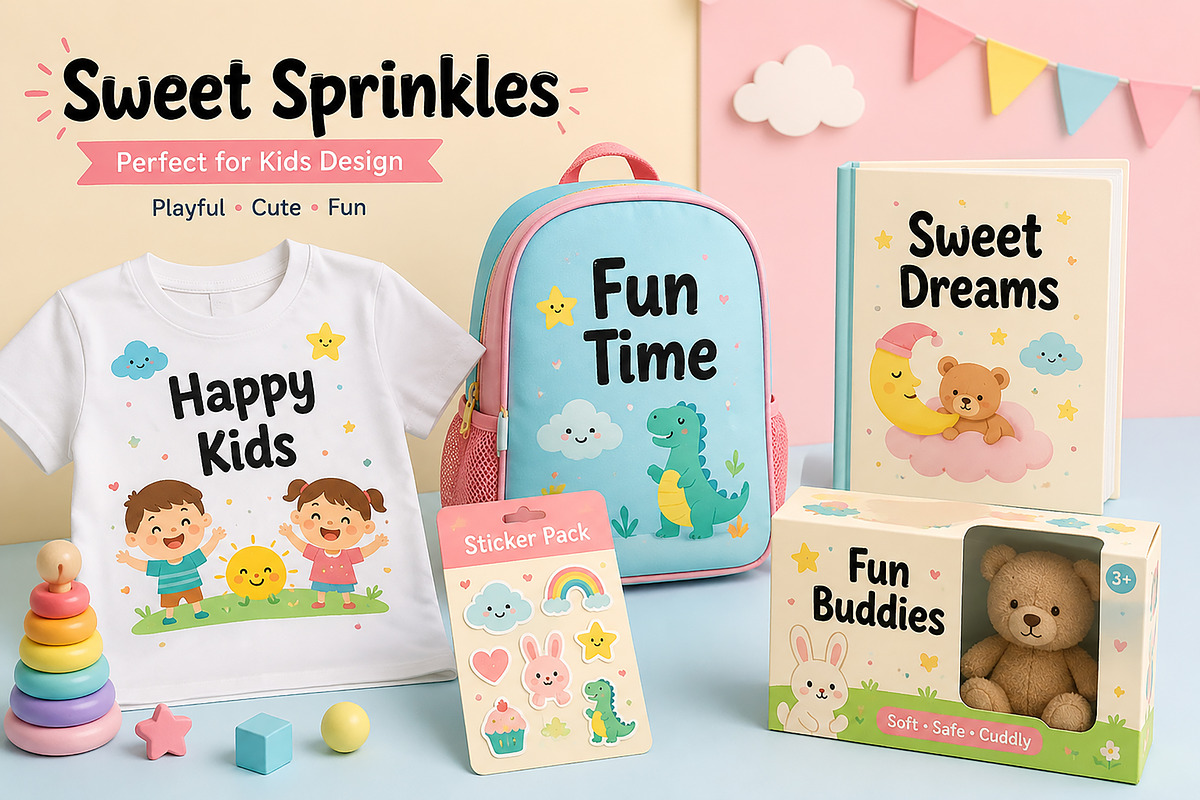Sweet Sprinkles, a Slab Serif Font by Wow Magic (Photo 3 of 4)