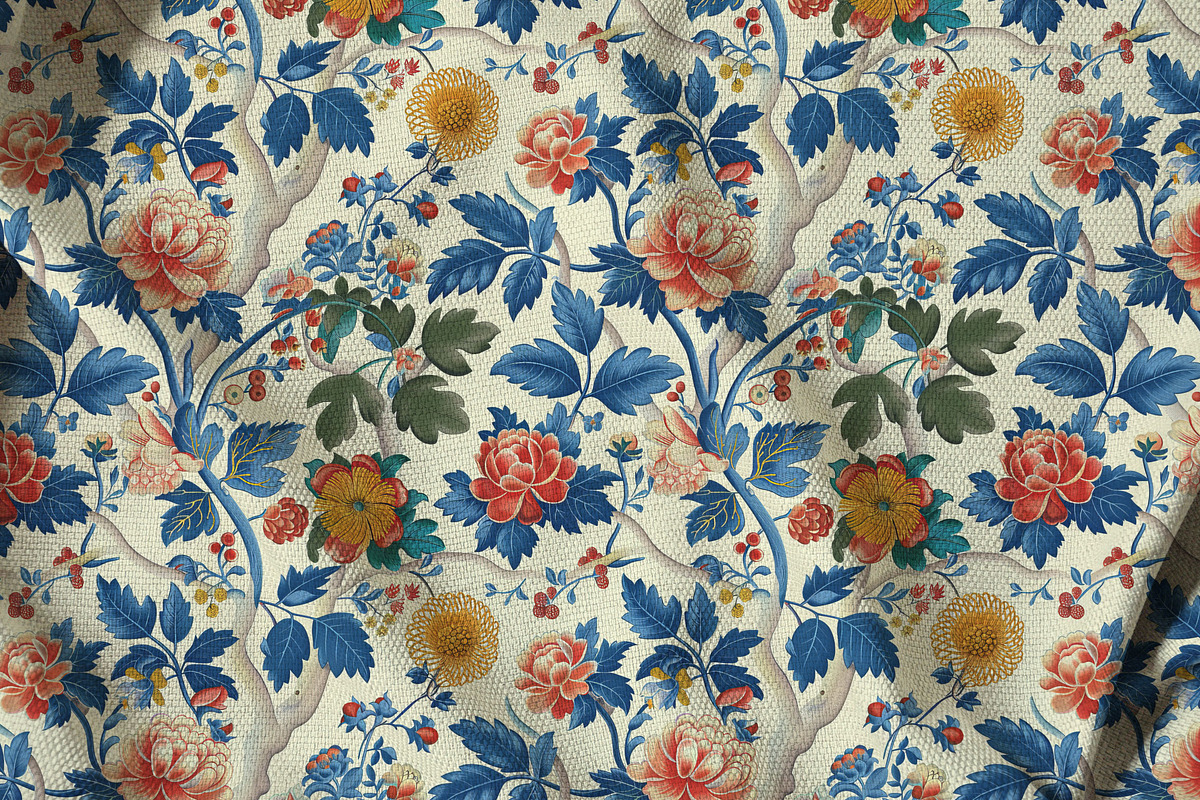 Chinoiserie Floral Seamless Pattern, a Pattern Graphic by Olya Creative (Photo 17 of 20)