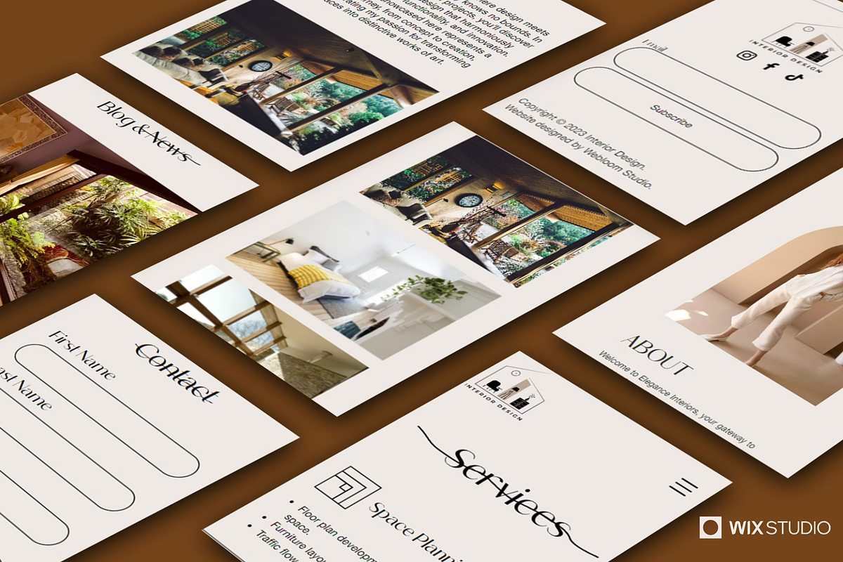 Portfolio Wix Studio Website Theme, a Wix Template by Webloom Studio - Wix (Photo 1 of 6)