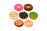 Doughnut Doodle Illustration, a Food Illustration by SLAB! Design (Thumbnail 2 of 3)