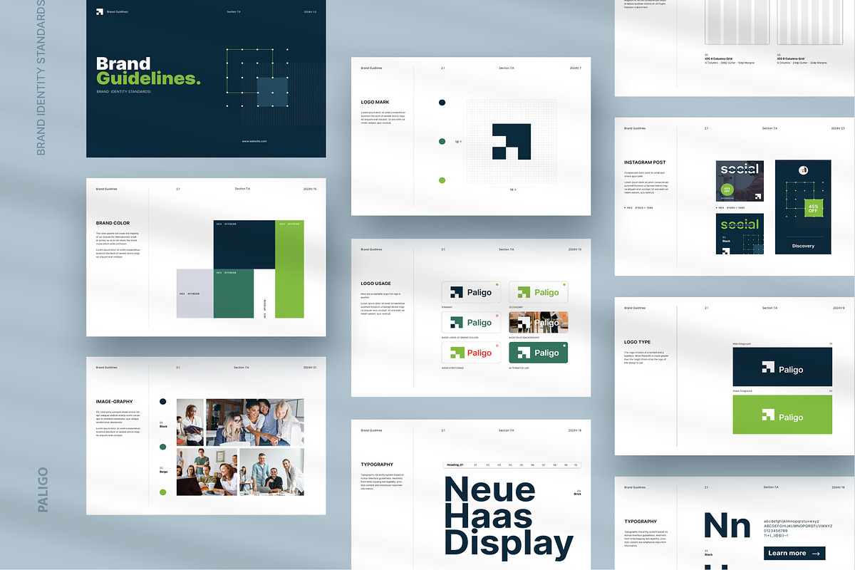 Brand Guidelines, a Brochure Template by S A N D Y (Photo 1 of 15)