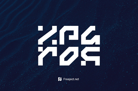 Xparos Experimental Font, a Symbol Font by freeject.net