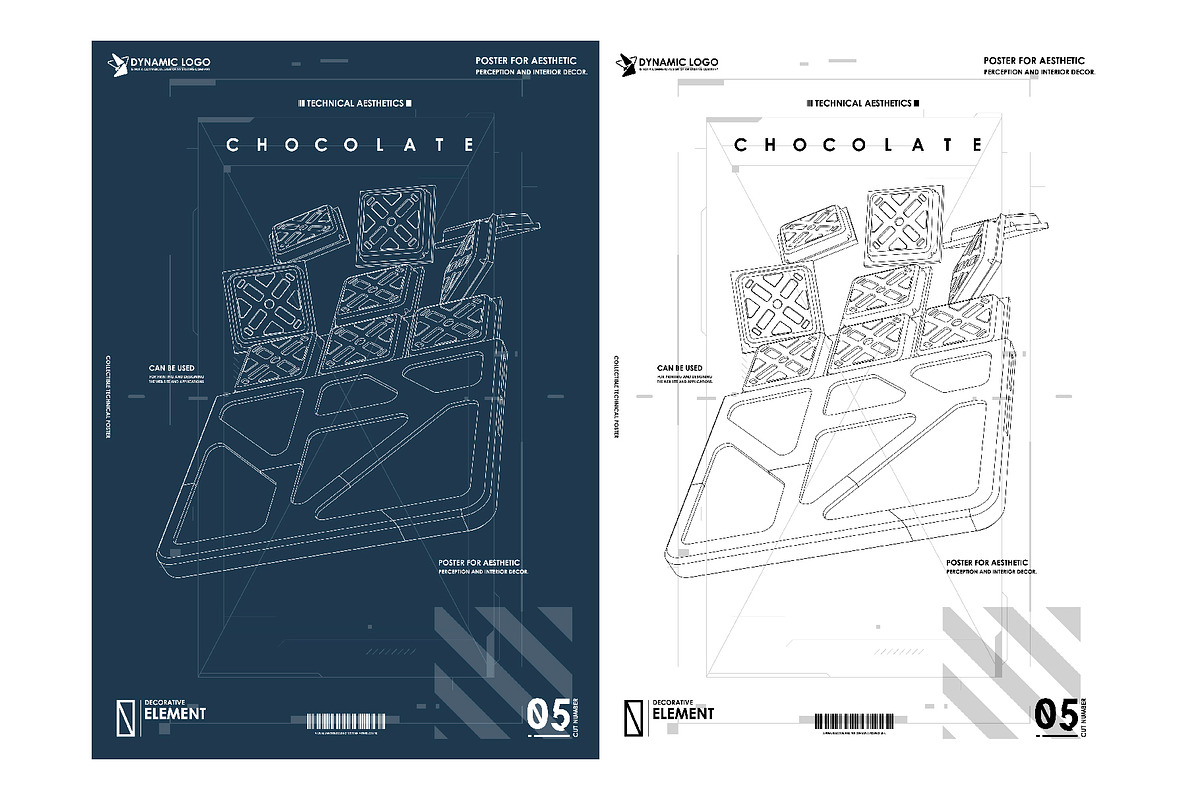 Futuristic Tech Posters, a Food Illustration by Andrew_Derr (Photo 11 of 15)