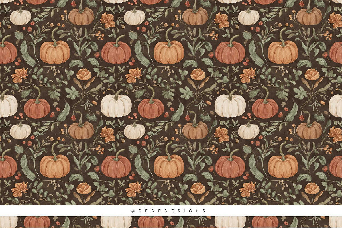 Grandmillenial Autumn Collection, a Seasonal Illustration by PeDe Designs (Photo 32 of 33)